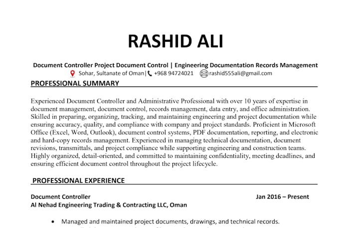 be your professional document controller for engineering